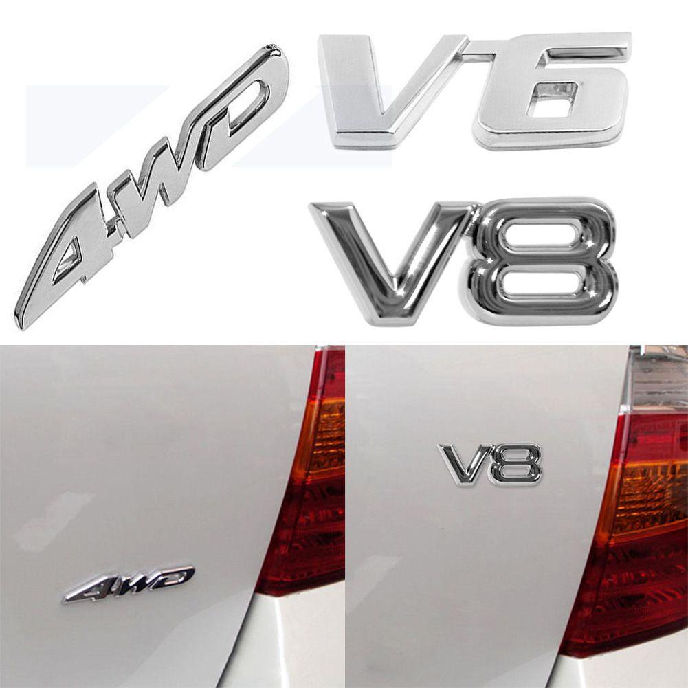 TOP 3d Auto Decal DIY Chrome Emblem Badge Tutup Bagasi