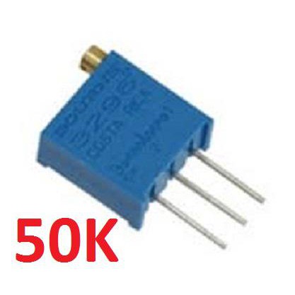 Potensiometer 50k Potentiometer Potensio Trimpot Multiturn Vr 3296w-1-