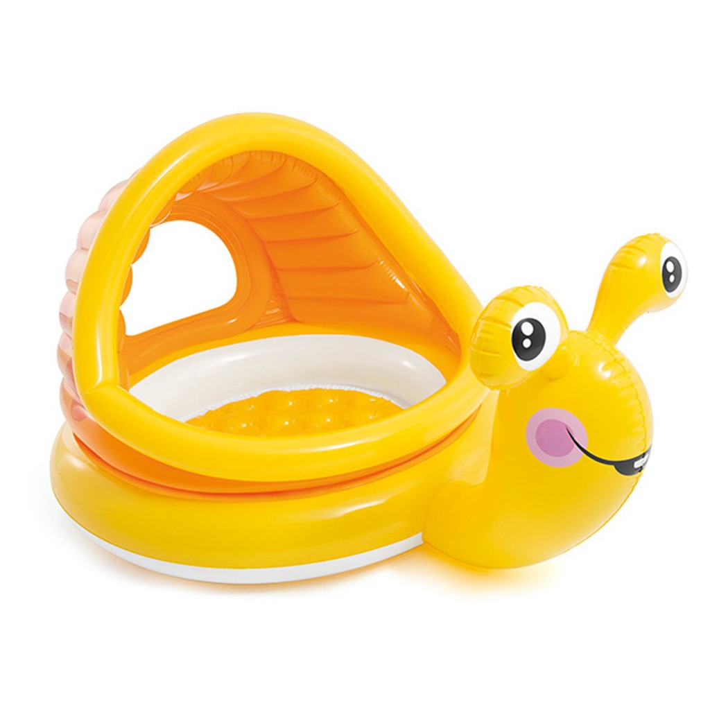 INTEX Kolam Renang Lazy Snail Shade Baby Pool 57124