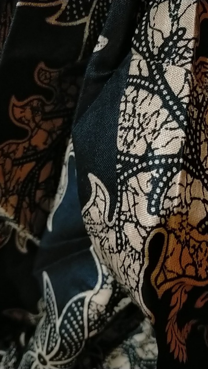 Gamis Batik Terbaru Sopan Ulir