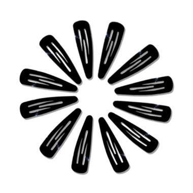 RADYSA - Jepit Rambut Tik Tok Hitam isi 2 pcs