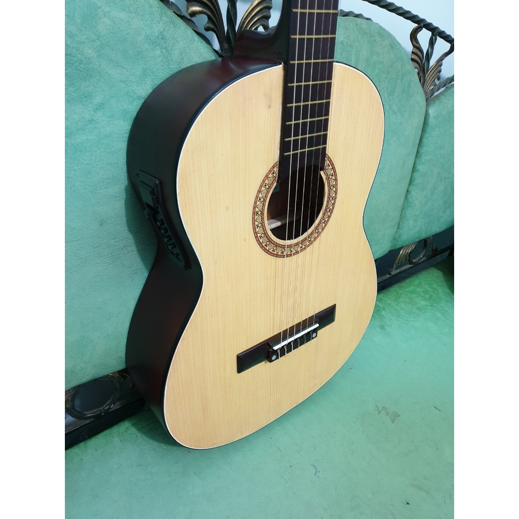 Gitar Classic Elektrik Yamaha Tipe C-315 Senar Nylon Eq-7545 Klasik Sungkai Murah Jakarta Buat Pemula