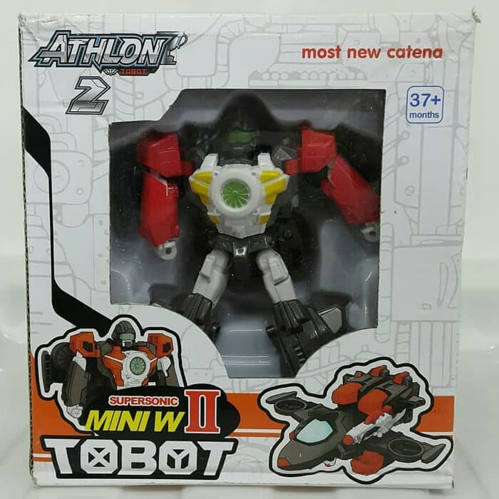 TERBARU Mini Tobot Mach W RED/ Mainan Tobot / Transformers / Jual ATHLON 2