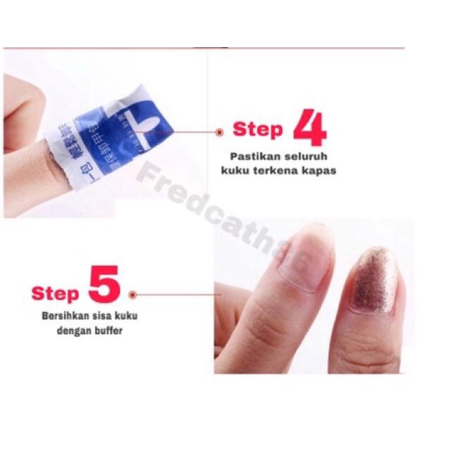 Remover Gel Polish / Gel Remover Penghapus Kutek Nail Art / Remover Kutek Nail Art perbiji