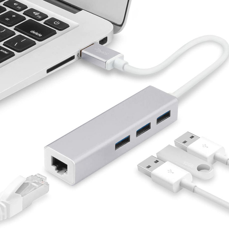 USB HUB 3.0 + LAN RJ45 Multi-function