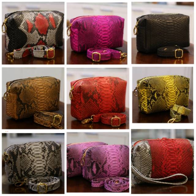Tas Kulit Ular Pouce Phyton