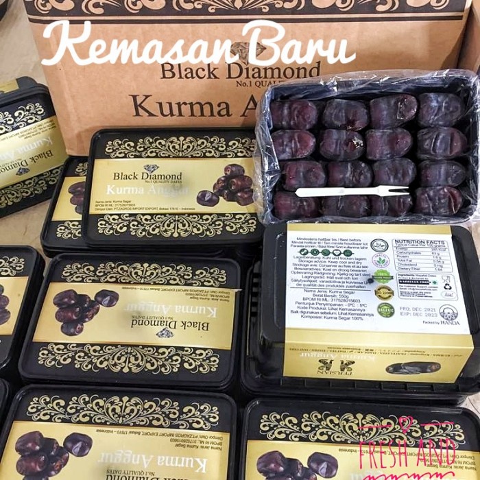 

Kurma Terbaru - Kurma Anggur Persia Black Diamond Premium 1 Dus