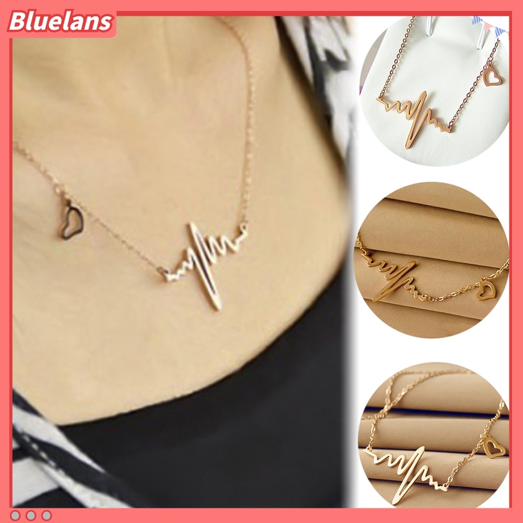 Kalung Rantai Klavikula Dengan Liontin Bentuk Hati Bahan Alloy Untuk Klub