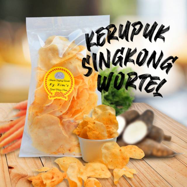 

Kerupuk singkong wortel