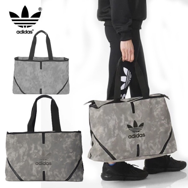 Adidas suede shopper bag