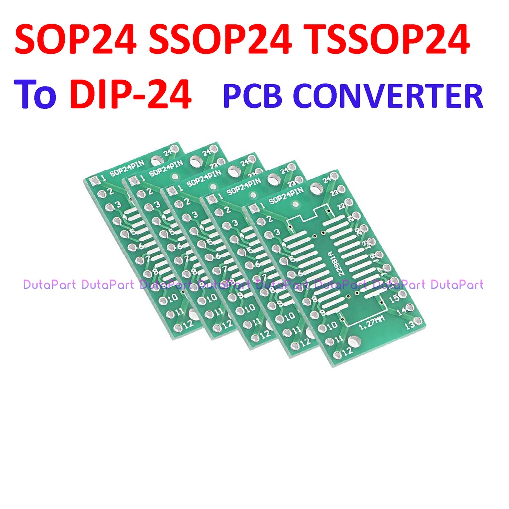 PCB Board SMD SOP24 SSOP24 TSSOP24 To DIP24 DIP 24 Adapter Converter