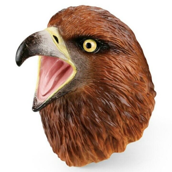 

Jual Hi Quality Animal Head Brown Great Eagle Hawk Kepala Elang Hand puppet Berkualitas