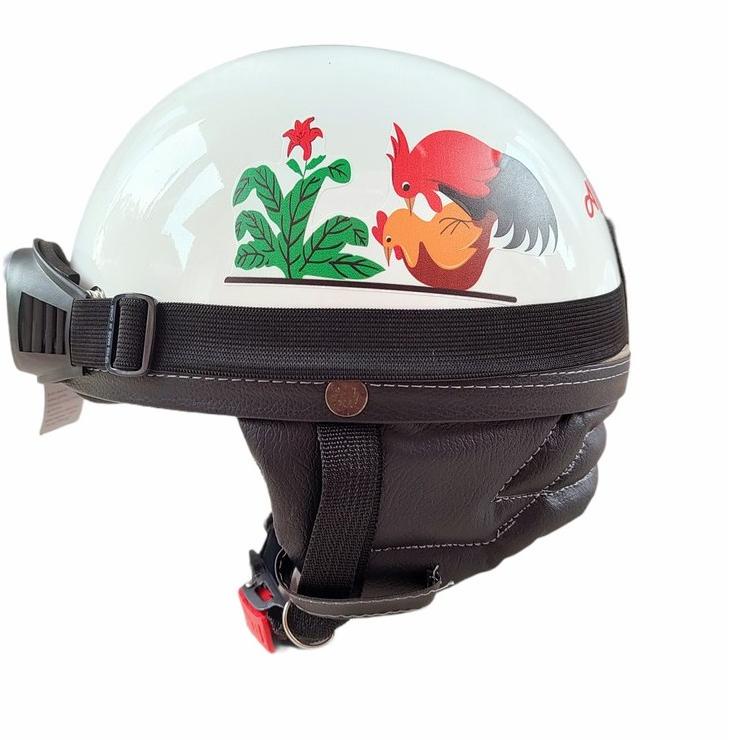 Terbaru.. Helm Chip Motif Ayam Jago Kawin