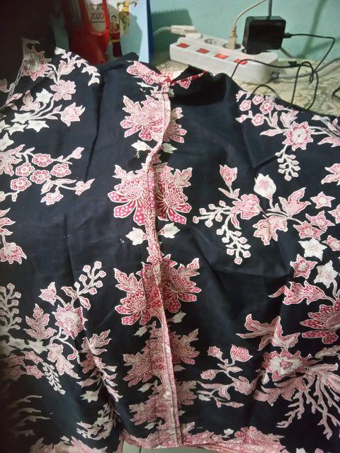 Grosir Terlaris Serut Genes Jelita Tunic Navbor Yelbor Whitbor Creambor Tunik Batik Modern Hrb030