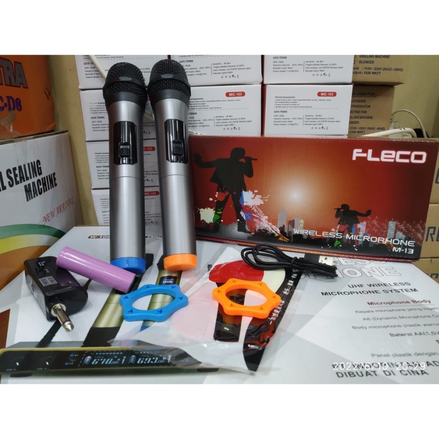 Fleco Microphone Wireless Karaoke M-13