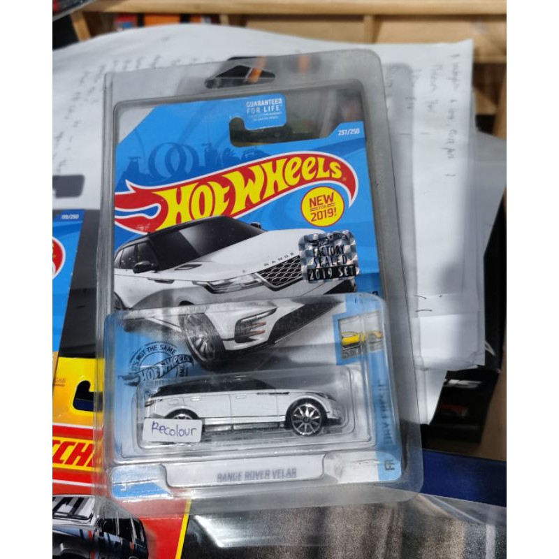 Hot Wheels Range Rover Velar Putih Recolour Factory Sealed 2019