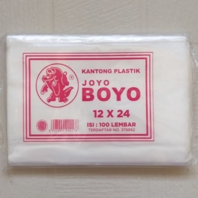 Jual 12kg Boyo Plastik 12x24 Kantong Plastik Joyo Boyo 500gr Isi 100 Lembar Shopee Indonesia 0480