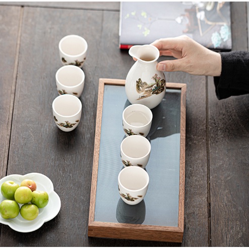 Chinese Tea pot set  Ceramic Free Gift Box
