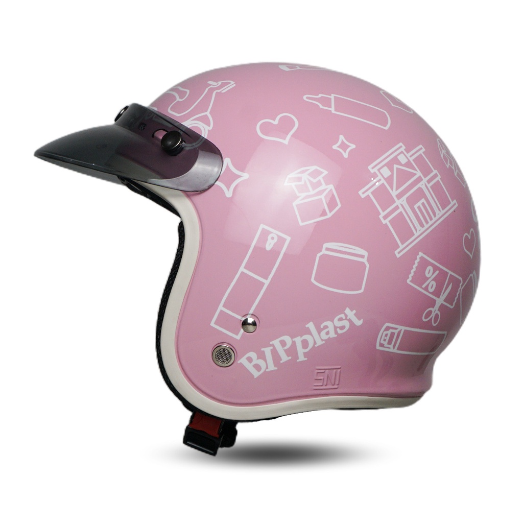 BIP PLAST Helm Bogo Dewasa Motif GIRLSTUFF