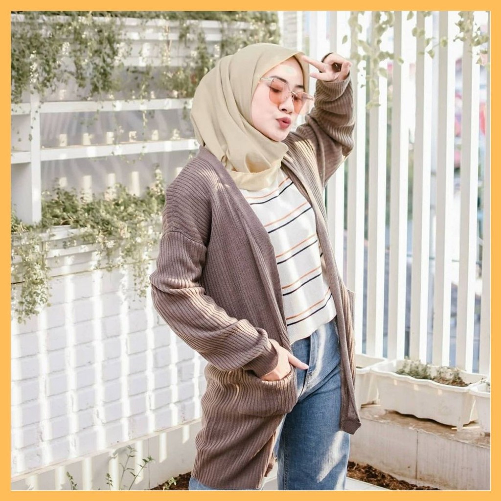 BELLE CARDIGAN OVERSIZE / LONG CARDY / CARDIGAN BELLE MURAH MERIAH / KARDIGAN OVERSIZE / LONG CARDY RAJUT / UPTODATE LONG KNIT / CARDY RAJUT-Burgundy