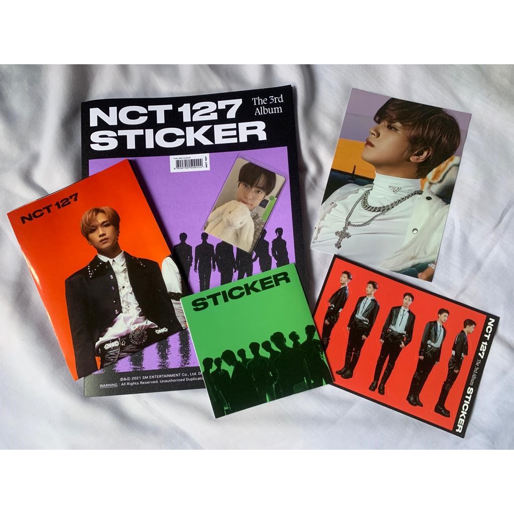 Unsealed Album NCT 127 Sticker Photobook Ver minus PC Doyoung Bunny