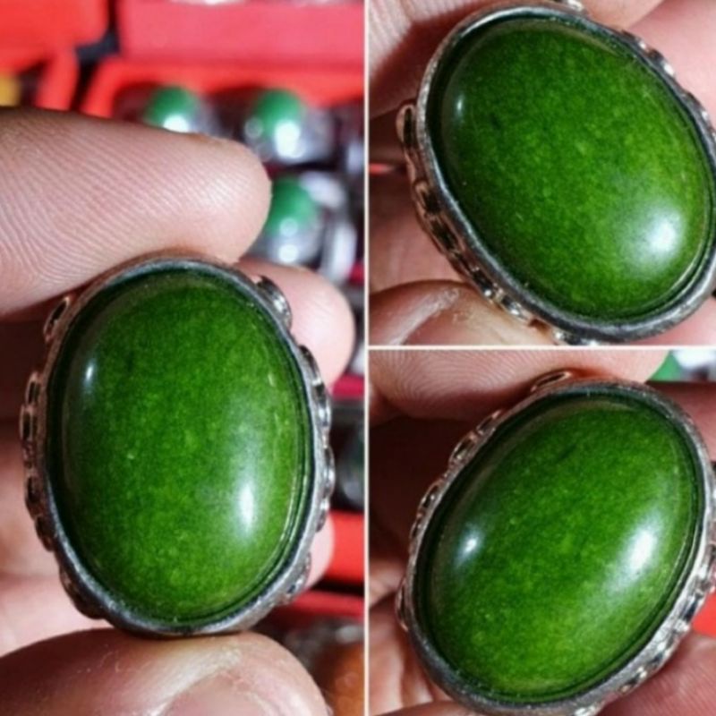 cincin batu giok Aceh natural