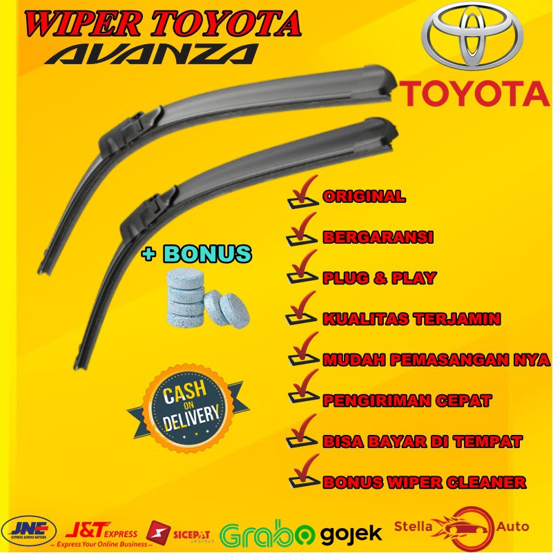Wiper Kaca Mobil Avanza / Wiper All New Avanza / Wiper Toyota Avanza