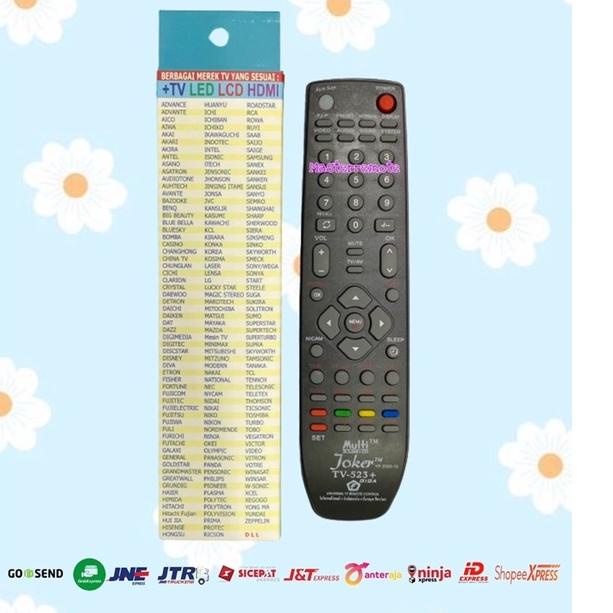 ♬ REMOT REMOTE TV MULTI / UNIVERSAL TV RECEIVER JOKER 523 ♠