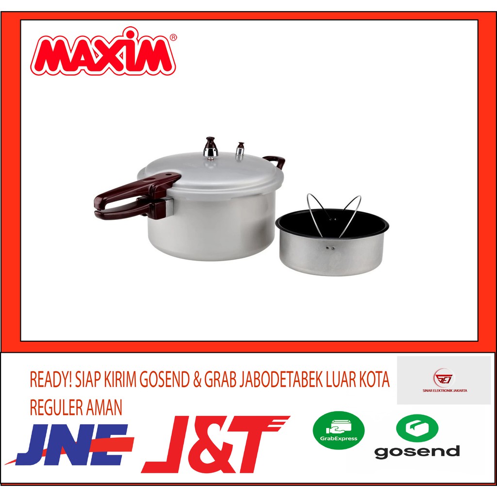 Maxim 7 Liter Panci Presto Pressure Cooker 24CM . Baru