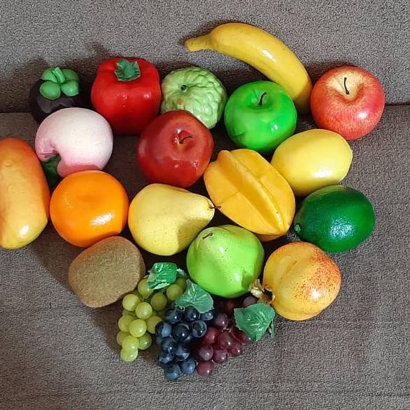 SALE (rcf-234) buah hias pajangan artificial buah-buahan palsu buah pajangan belimbing delima jeru