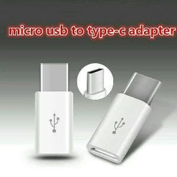 Konektor Micro USB to Type C -V8 To type C Adapter Converter