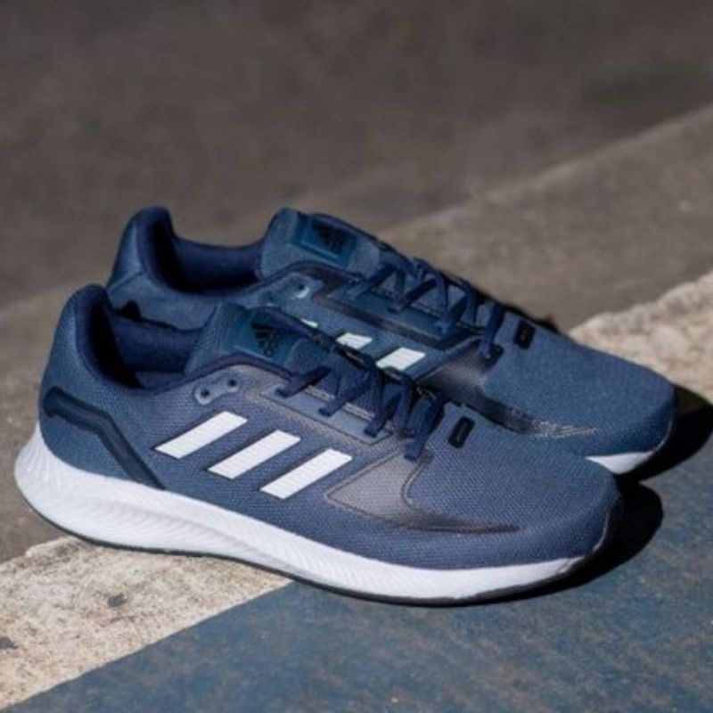 Sepatu Ads Run Falcon Navy White Original OEM Sneakers Pria / Sepatu Running Pria / Sepatu Olahraga Pria