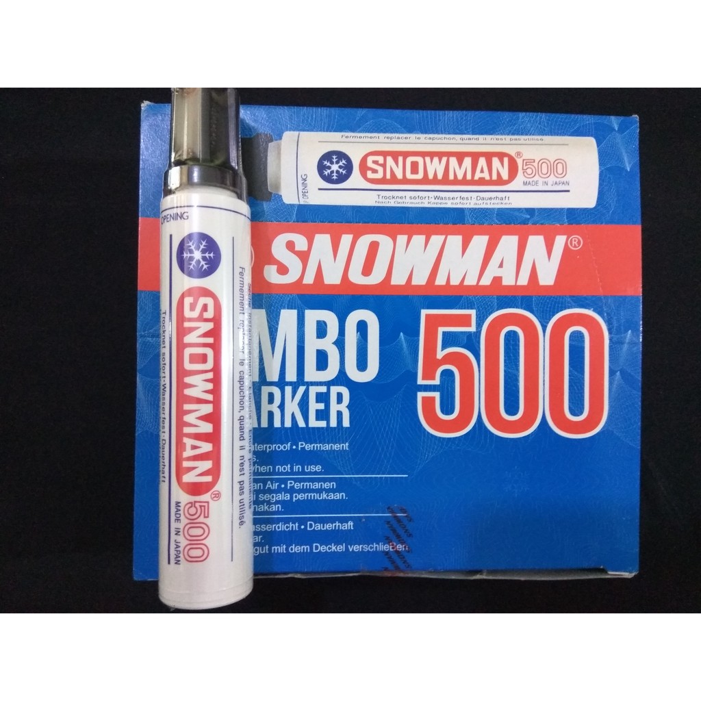 

Spidol permanent snowman jumbo 500