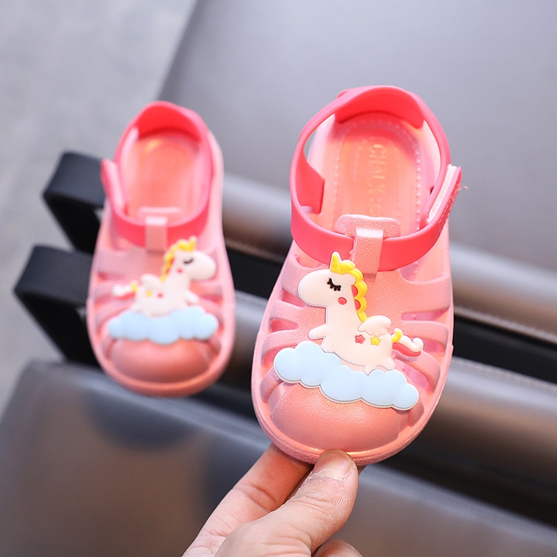 HappyOliver SEORA SANDAL anak Sandal slop anak laki perempuan cewek import