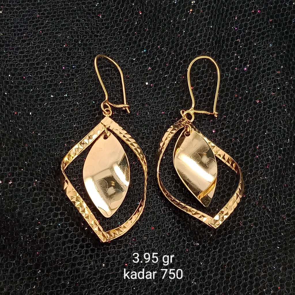 Anting Emas 17K - 3.95 gr Kadar 750 - 105