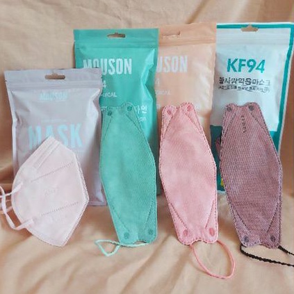 Masker KF94 KN95 nude pink mouson 4 ply evo nude edition