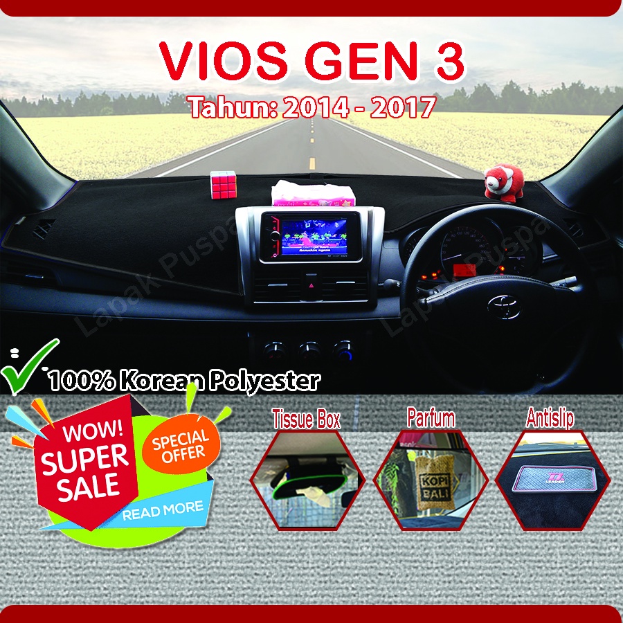 Cover Dashboard Mobil Vios Gen 3