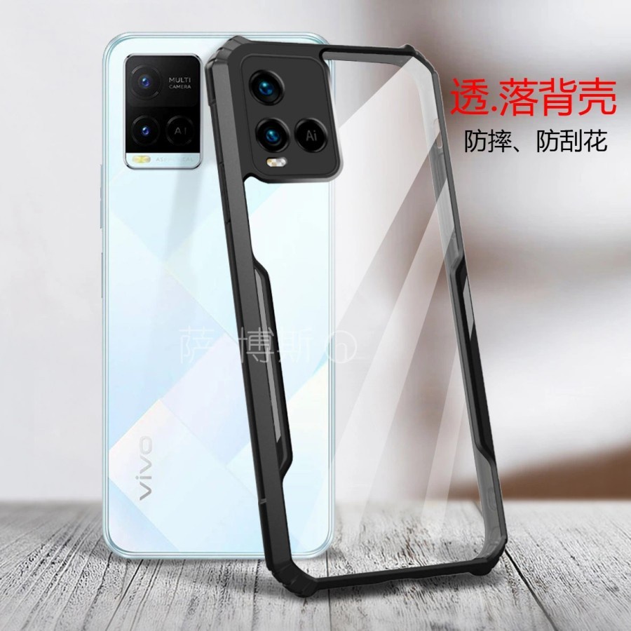 VIVO V27 5G V27E V25 5G V25E V25 PRO Y35 Y33S Y21T Y21 2021 Y21S Y50 Y30 Y30i CASE SOFT IPAKY BENING HARD CLEAR TRANSPARANT HARDCASE BUMPER CASING COVER PELINDUNG BELAKANG