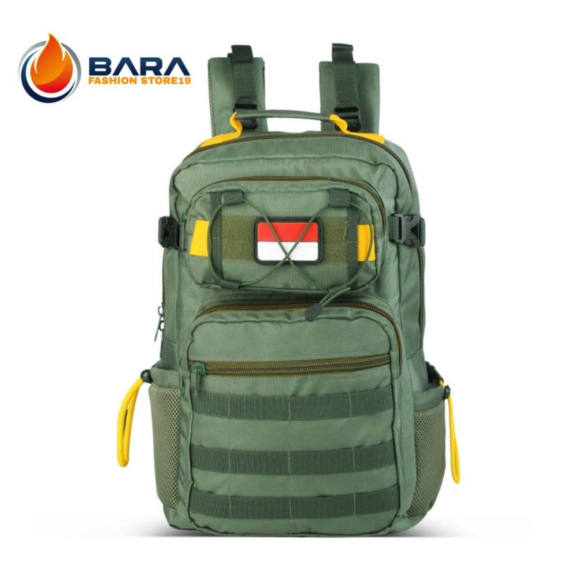 Tas ransel libanon hijau Tni original / tas sekolah / tas outdoor / fashion tas pria