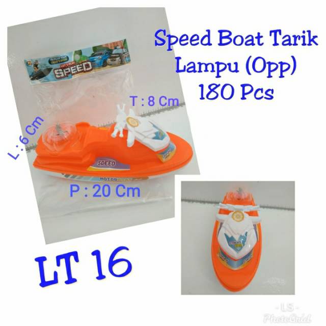 Speed boat tarik lampu LT16