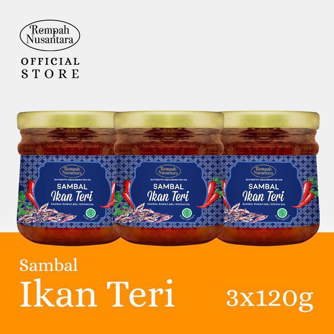 

Big Sale REMPAH NUSANTARA SAMBAL TERI 3 BOTOL JAR X 120GR Cuci Gudang Awal Tahun