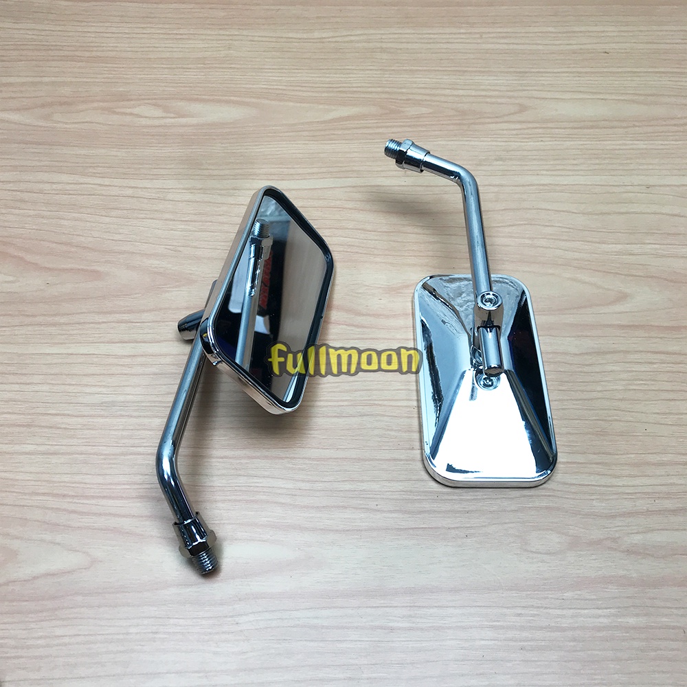 spion retro klasik model kotak dan bulat untuk motor custom drat honda beat vario scoopy vario 125 vario 150 pcx c70 tiger verza dll