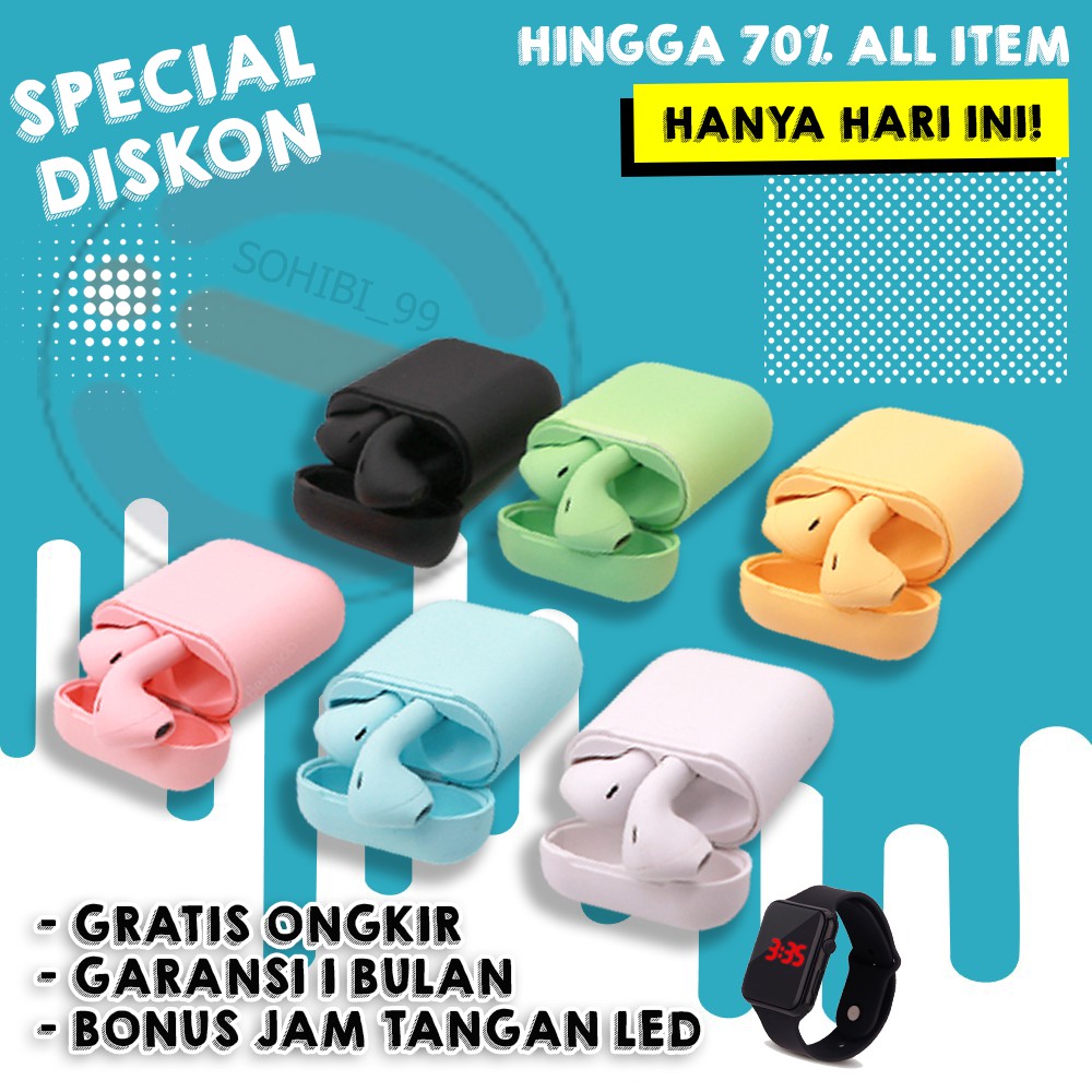 Inpods i12 / Inpods Pro Inpods Macaron / Inpods Bluetooth Earphone Earbud Bluetooth