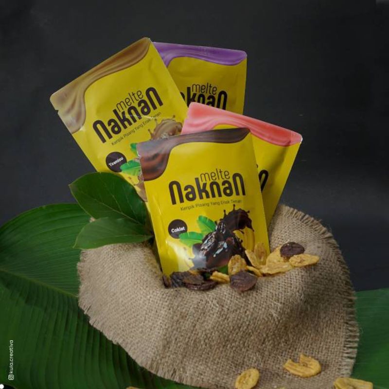

[Grosir] Rasa Lengkap Keripik Pisang Naknan Melte Lampung Greentea Vanilla Coklat sale pisang