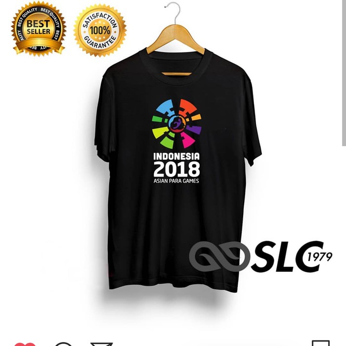 Kaos Baju Obral Combed 30S Distro LOGO BESAR Indonesia 2018 Asian Para