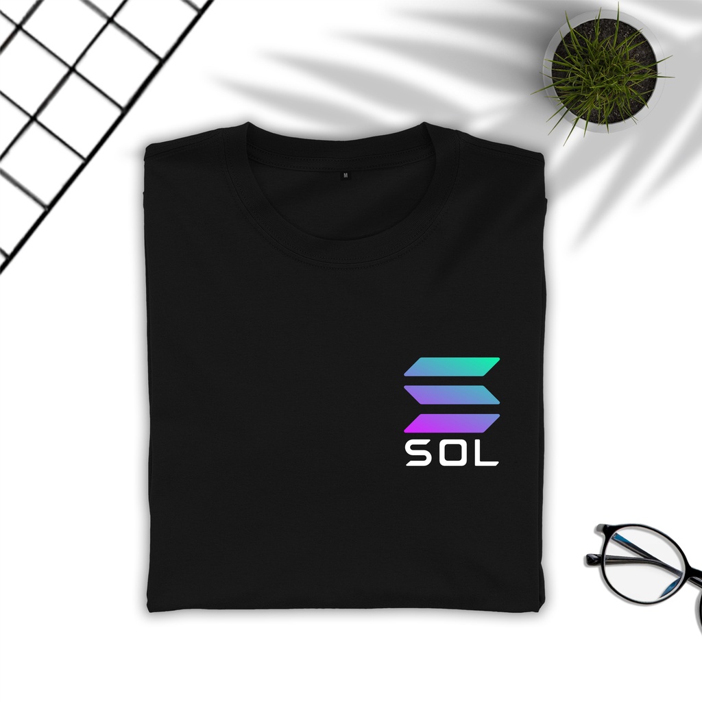 shirt Kaos Crypto "Solana Logo Version" -Kaos Cryptocurrency/Kaos Solana Coin/Kaos Solana/Kaos Crypt