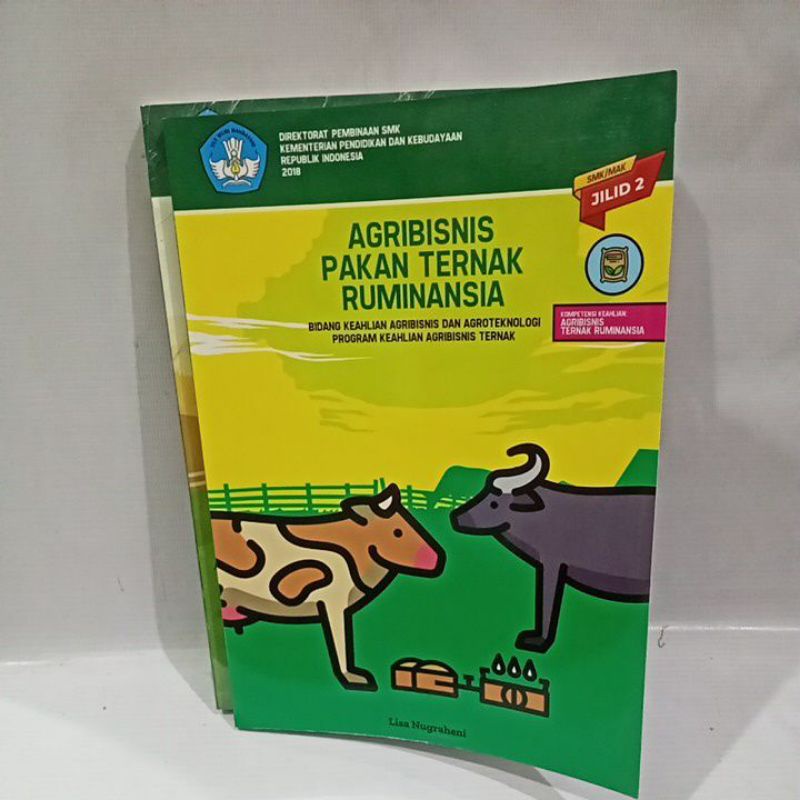 buku agribisnis pakan ternak ruminansia jilid 2 SMK program keahlian agribisnis ternak