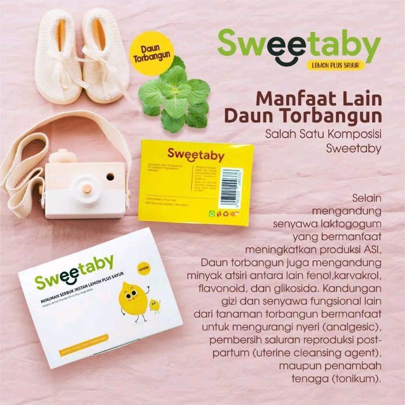 SWEETABY PELANCAR ASI RASA LEMON
