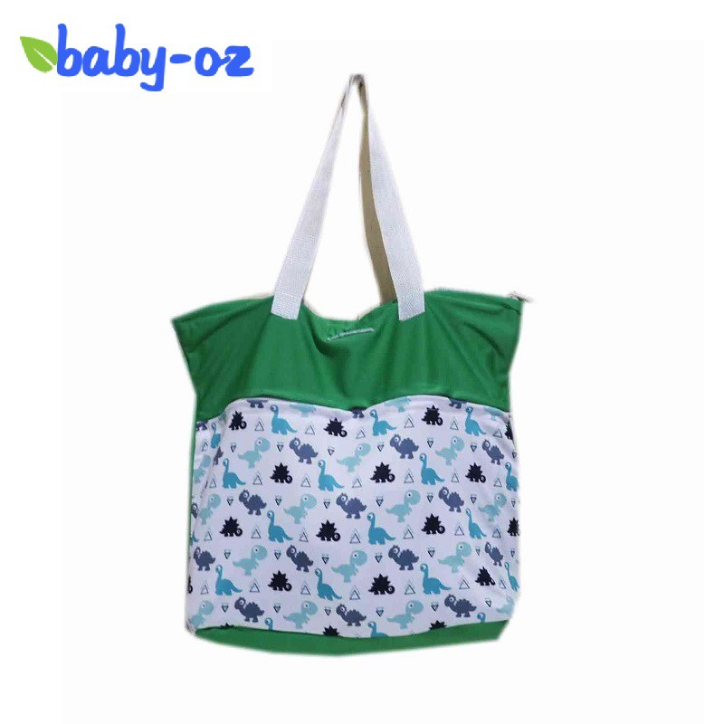 Baby Oz Tote Wet Bag Tas Penyimpanan Anti Air Tas Cloth Diaper WHS