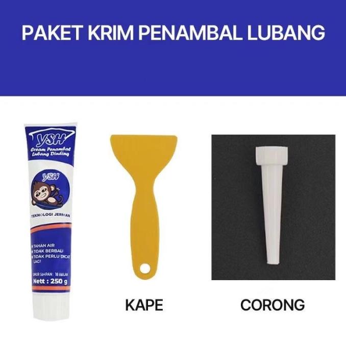 Wall Repair Dempul Tembok Retak Bolong Cat Tembok Filler Plamir